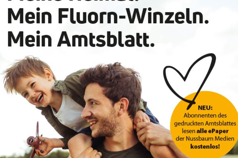 Plakat Amtsblatt abonnieren