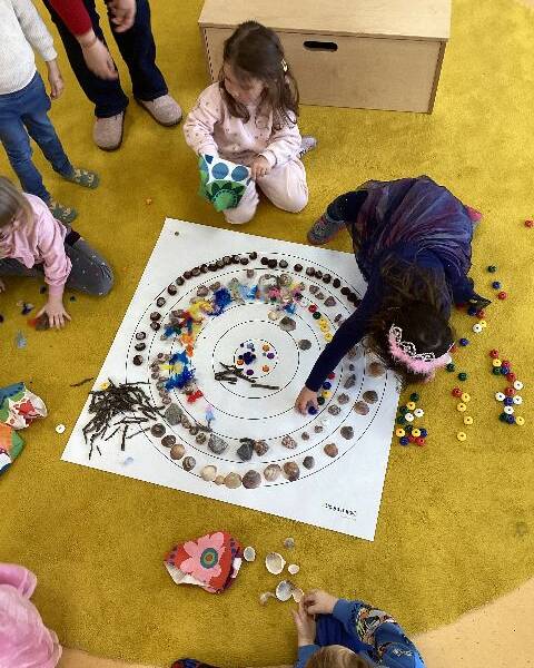 Basteln im Kindergarten