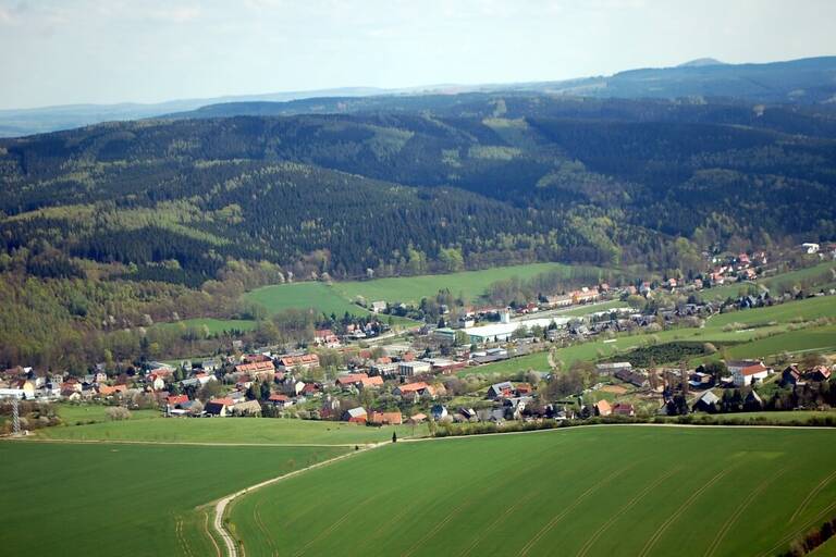 Luftbild von Obercarsdorf