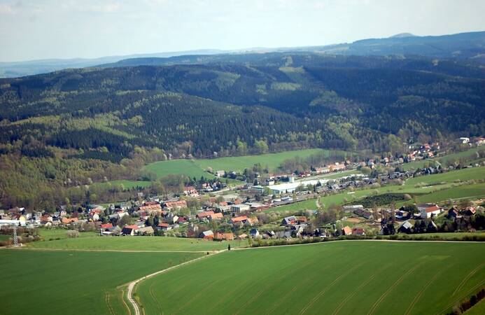 Luftbild von Obercarsdorf