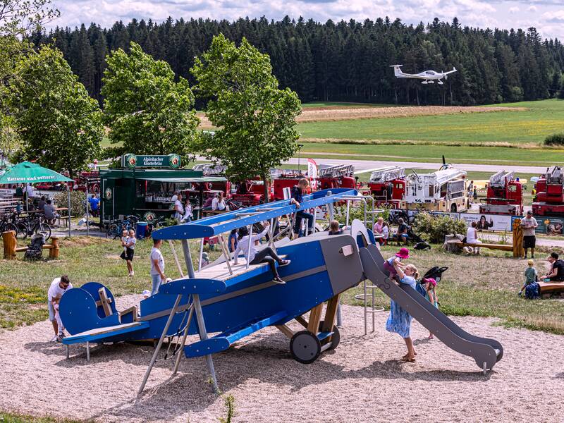 Spielplatz Flugplatz