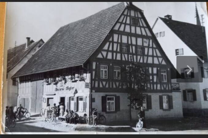 Historischer Blick auf die Bäckerei