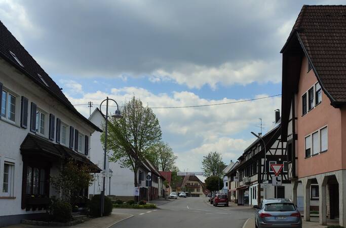 Aktueller Blick auf die Neugass