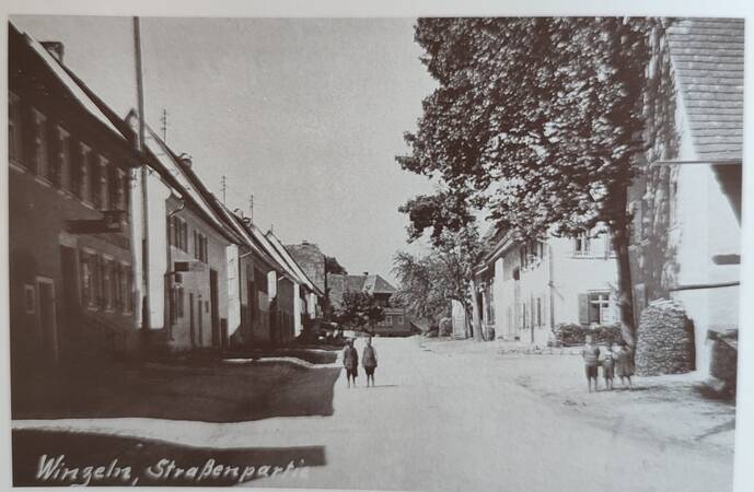 Historischer Blick auf die Neugass