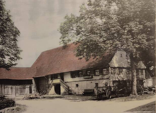 Historischer Blick auf das Josa-Haus