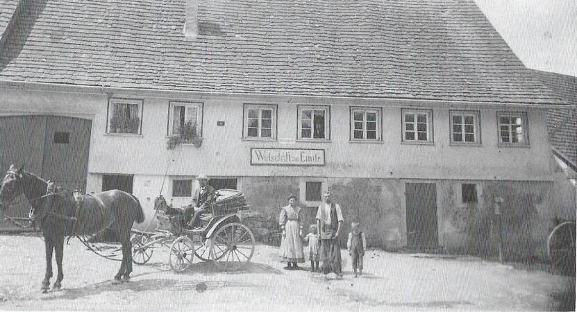 Historisches Bild des Gasthaus Linde