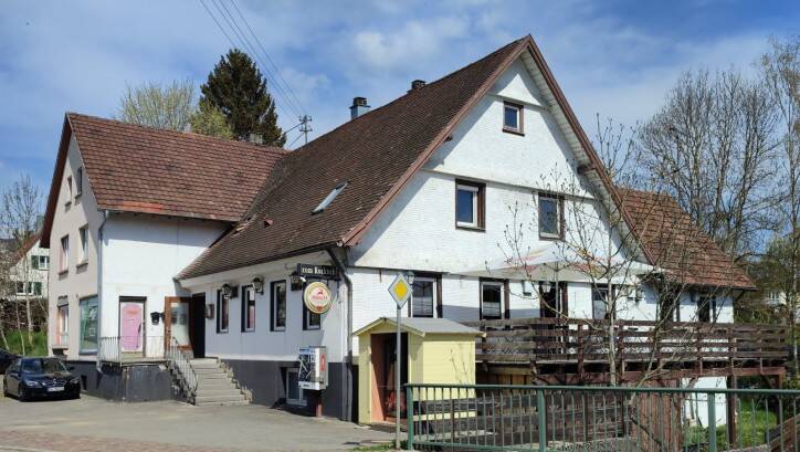 Aktueller Blick auf das ehemalige Gasthaus Paradies