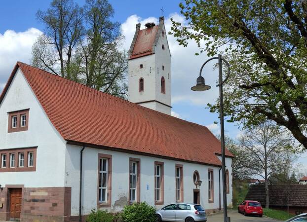 Blick auf die Alte Kirche 2022