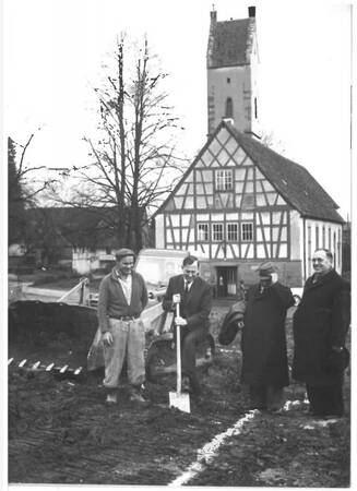 Historischer Blick auf die Alte Kirche