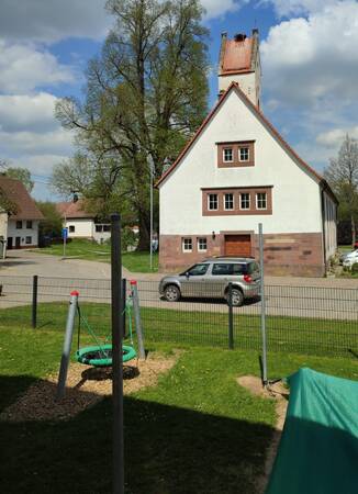 Blick auf die Alte Kirche 2022