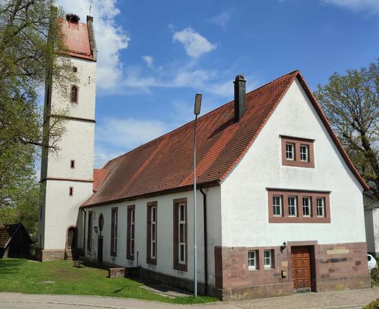 Blick auf die Alte Kirche 2022