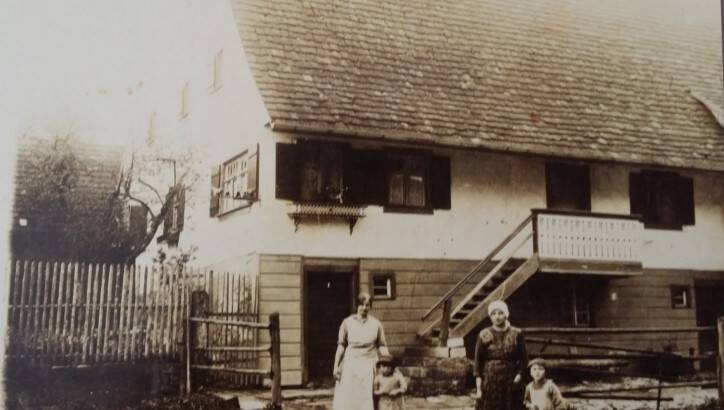 Historischer Blick auf das Haus Ruggaber