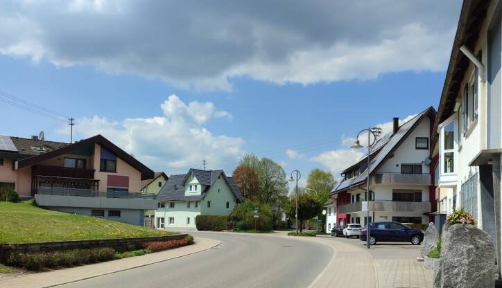 Aktueller Blick Richtung Mühlweg