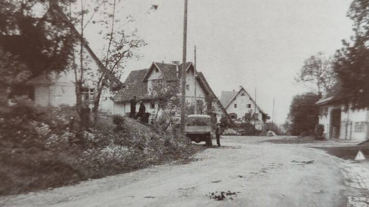 Historischer Blick Richtung Mühlweg