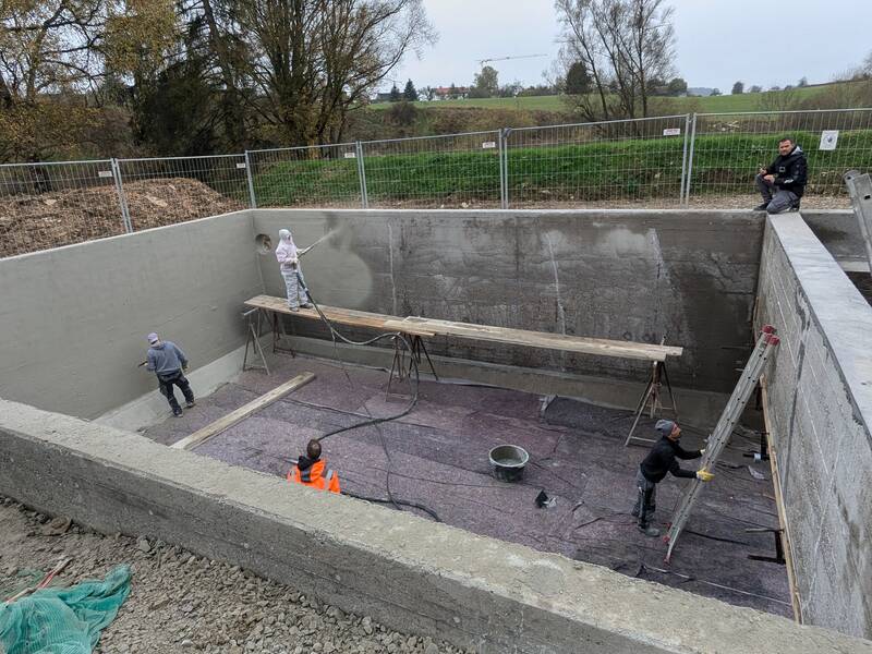 Sanierung Regenüberlaufbecken in Winzeln