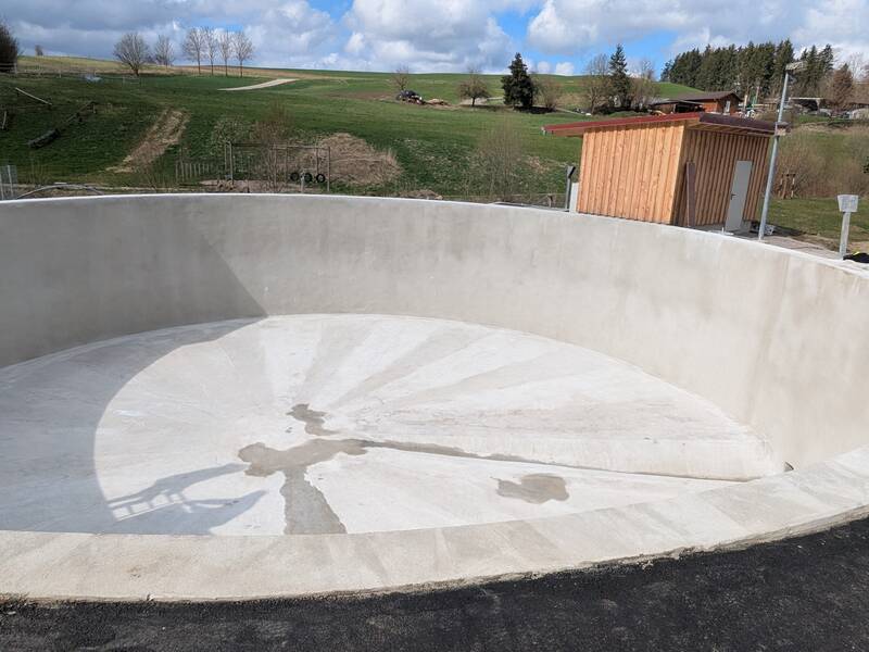 Kernsaniertes Regenüberlaufbecken Kläranlage Fluorn (Stand 01.04.2025)